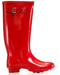 Hunter Huntress Extended Calf Glossy Rain Boots