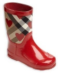 burberry boots kids red