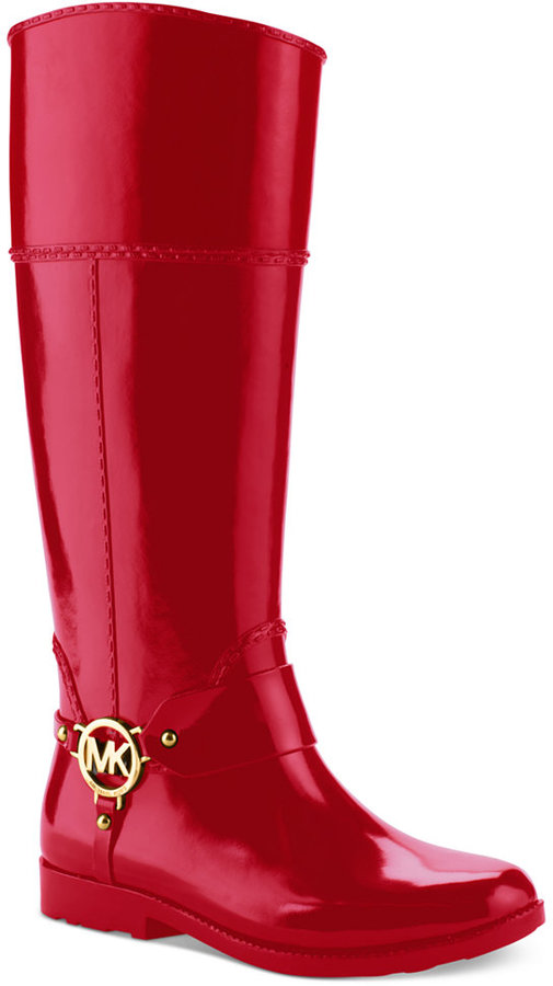 michael kors rain boots at macy's