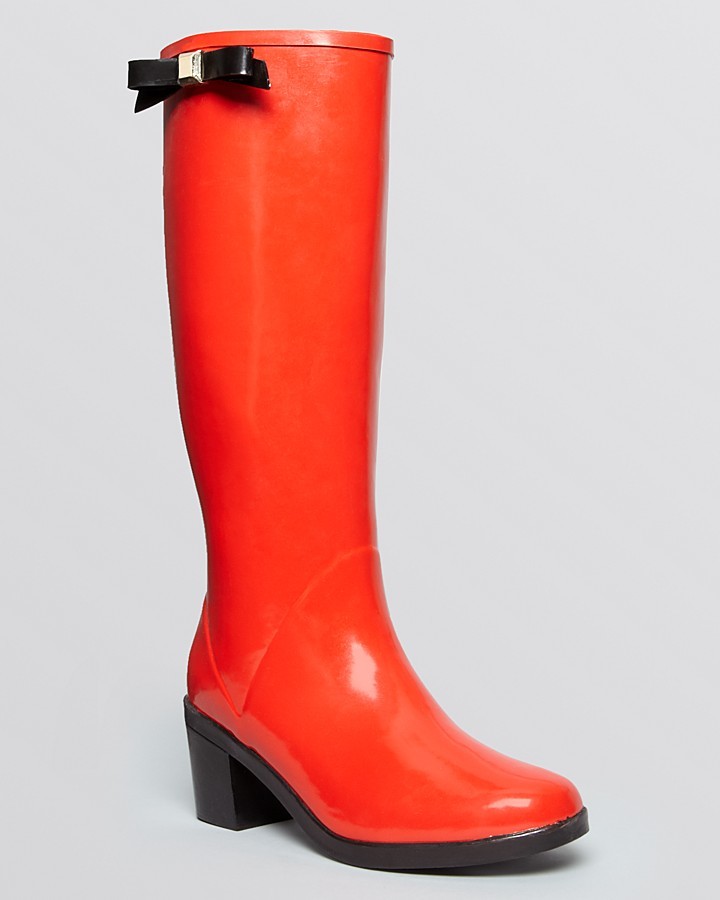 kate spade bow boots