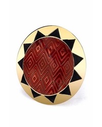 House Of Harlow 1960 Red Sun Cocktail Ring