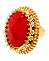 Style Tryst Stone And Crystal Statet Ring