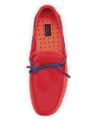 Swims Braided Bow Water Resistant Loafer Redblue