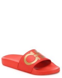 Red Rubber Sandals