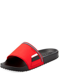 Prada Colorblock Rubber Slide Sandal