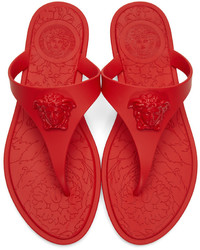 Versace Red Medusa Sandals