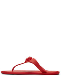 Versace Red Medusa Sandals