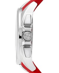 Vince Camuto Multifunction Silicone Strap Watch 47mm