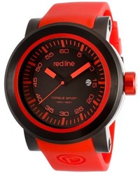 Redline Red Line Torque Sport Red Silicone Black Dial Red Accent