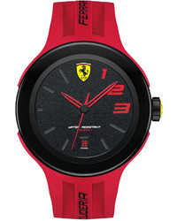 Ferrari Scuderia Fxx Red Silicone Strap Watch 46mm 830220