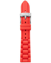 Fossil Silicone 18mm Watch Strap Coral