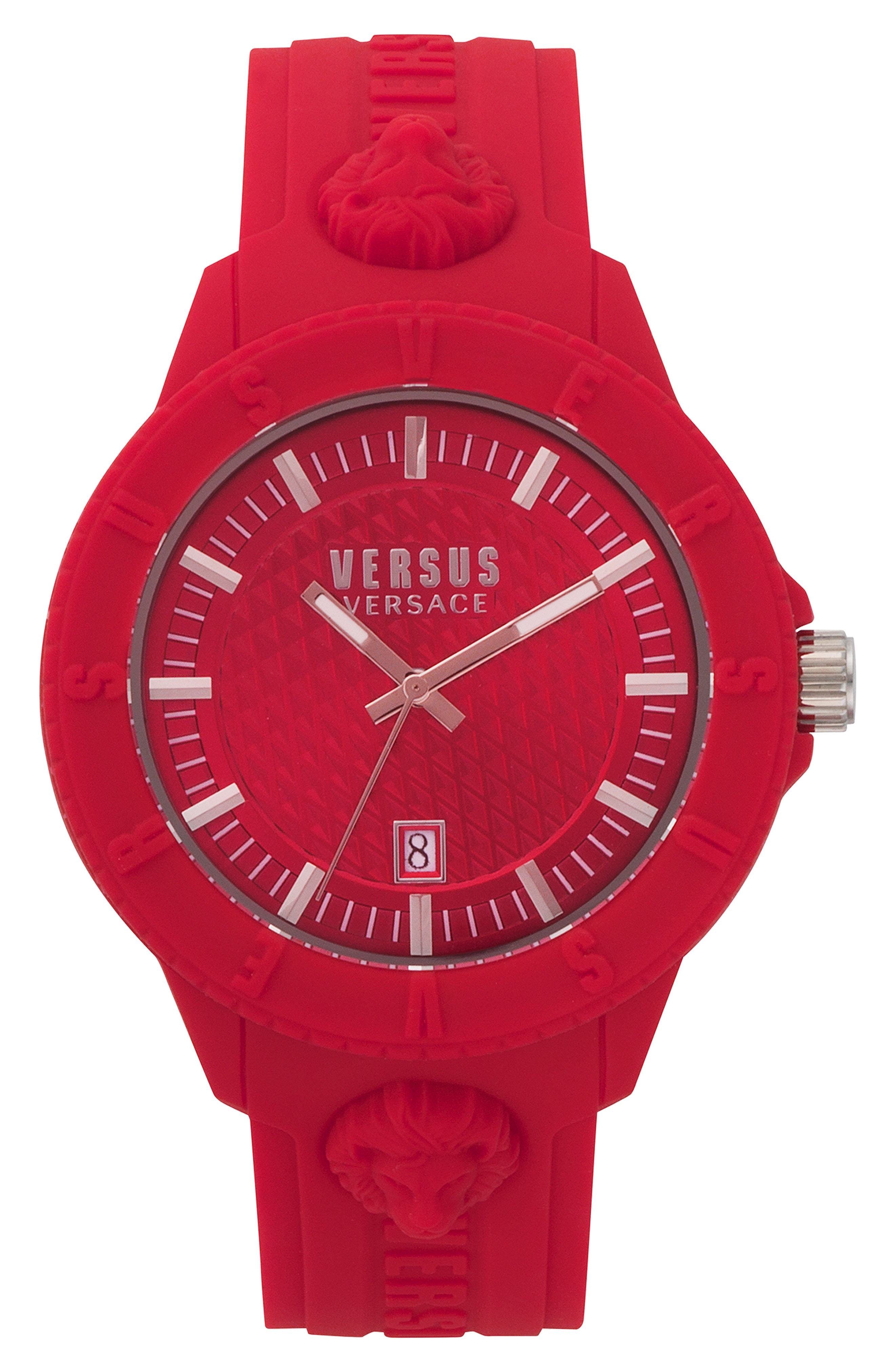 versus versace rubber watch