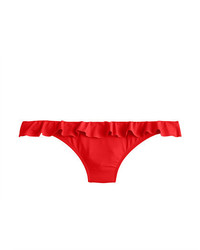 Red Ruffle Bikini Pant
