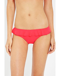 Forever 21 Laser Cut Ruffle Cheeky Bottoms