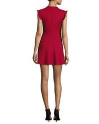 RED Valentino Ruffle Cotton A Line Dress