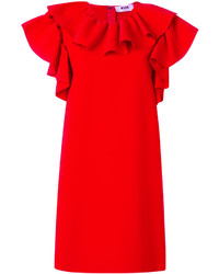 MSGM Sleeveless Ruffle Dress
