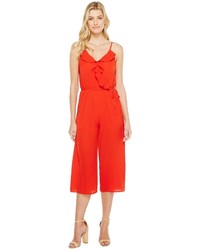Red Ruffle Jumpsuit