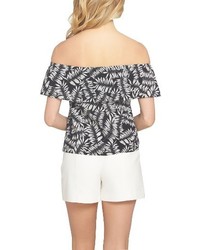 1 STATE 1state Ruffle Off The Shoulder Blouse