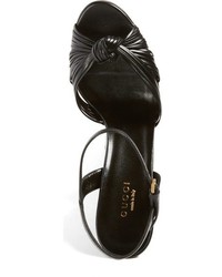Gucci Allie Platform Peep Toe Sandal