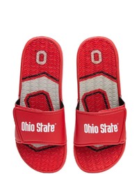 FOCO Ohio State Buckeyes Wordmark Gel Slide Sandals