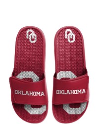 FOCO Oklahoma Sooners Wordmark Gel Slide Sandals