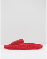 adidas Originals Adilette Slides In Red Bb3112