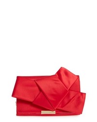 Ted Baker London Fefee Satin Knotted Bow Clutch