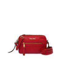 Red Satin Crossbody Bag