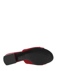 Roger Vivier 40mm Swarovski Satin Slide Sandals