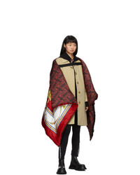 Burberry Multicolor Archive Print Puffer Scarf