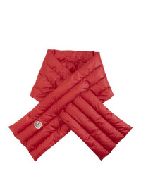 Moncler Red Down Scarf