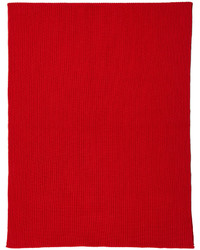 Lemaire Red Wool Scarf