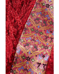 Etro Textured Scarf With Jacquard Lining