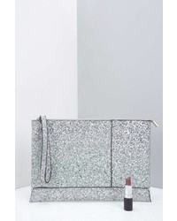Boohoo Boutique Lilly Glitter Ombre Clutch Bag