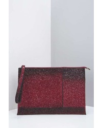 Boohoo Boutique Lilly Glitter Ombre Clutch Bag
