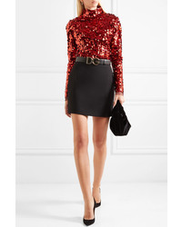 Dolce & Gabbana Sequined Tulle Top