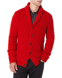 Perry Ellis Button Front Knit Cardigan