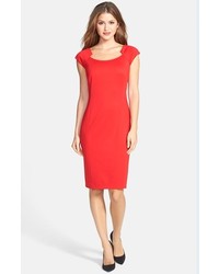 Jones New York Brooke Bolero Neck Sheath Dress