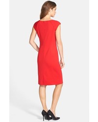 Jones New York Brooke Bolero Neck Sheath Dress