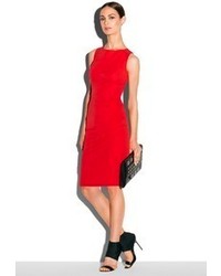 Milly Topstitched Sheath