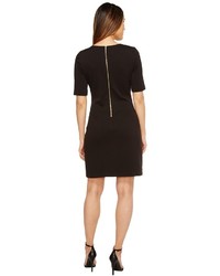 Calvin Klein 34 Sleeve Shift With Zip Pocket Dress