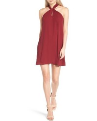 Soprano Knotted High Neck Shift Dress