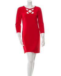 Diane von Furstenberg Long Sleeve Shift Dress