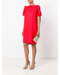 Gianluca Capannolo Pleated Sleeves Dress