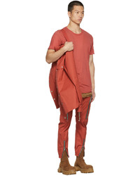 Rick Owens Red Outershirt Jacket