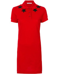 Givenchy Star Patch Polo Shirt Dress