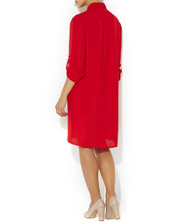 Wallis Plain Red Shirt Dress