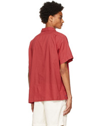 Polo Ralph Lauren Red Classic Fit Camp Short Sleeve Shirt