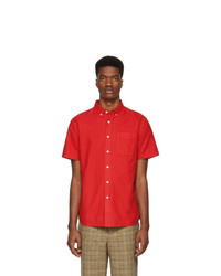 Saturdays Nyc Red Oxford Esquina Shirt