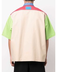 Sunnei Short Sleeved Colour Block Shirt